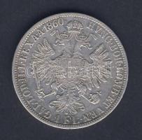 Ausztria 1860A 1Fl Ag T:2