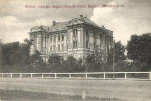 Budapest XIV. Amerikai út 32. Amizoni országos magyar nőnevelő intézet (vágott / cut)