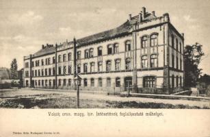 Budapest VIII. Hungária körút 16. Vakok orsz. magy. kir. Intézetének foglalkoztató műhelyei, Takáts Béla kiadása (EK)