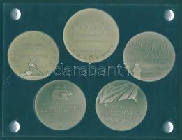 Szovjetunió 1972. 5klf porcelán emlékérem, eredeti plasztik díszcsomagolásban T:1