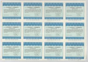 Győr 1994. "A Magyar Kárpótlási Jegy Hasznosító Részvénytársaság" törzsrészvénye 10.000Ft-...