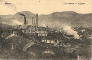 Zenica, Kohlenwerk Ugljana / coal factory. Adolf Weisz + K.U.K. MILIT. POST SARAJEVO