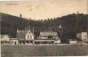Zagórze Slaskie, Kynau; Bahnhof. Aug. Tauch / railway station (EK)