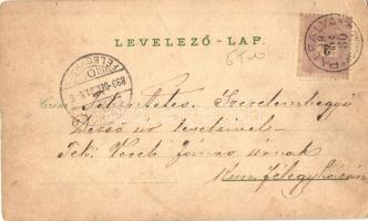 1899 Salgótarján, Cognac gyár, Weisenbacher János üzlete, Károly-akna, üveghuta, villanytelep, acélg...