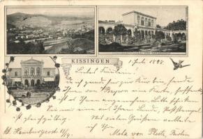 1898 Bad Kissingen, Casino, Concersationssaal, Arkadenbau / spa hall, casino, floral (EB)