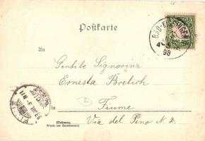 1898 Bad Kissingen, Casino, Concersationssaal, Arkadenbau / spa hall, casino, floral (EB)