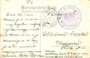 Pola, K.u.K. Kriegsmarine mariner with battle ships in the port. Floral. C. Fano / K.u.K. III. Seeba...