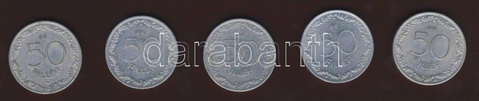 1953. 50f (2x) + 1965. 50f (2x) + 1966. 50f (1x) T:2,2-,2/3