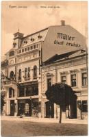 Eger, Piac utca, Müller divatáruház