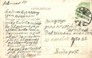 Eger, Dohánygyár. W. L. Bp. 494. Nagy Róza papírkereskedés és dohánytőzsde  (Rb)