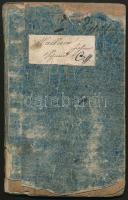 1847 Vándorló könyv kovács legény részére sok pecséttel, bejegyzéssel
