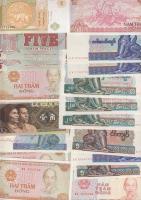 Vegyes papírpénz tétel, 228db, egész világ, benne D.Reich, cári orosz, Kína égetési pénz T:I (többsé...