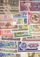 Vegyes papírpénz tétel, 228db, egész világ, benne D.Reich, cári orosz, Kína égetési pénz T:I (többsé...