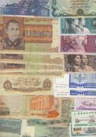 Vegyes papírpénz tétel, 228db, egész világ, benne D.Reich, cári orosz, Kína égetési pénz T:I (többsé...