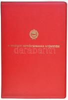 1981. "Bányász Szolgálati Érdemérem" arany fokozata, aranyozott és zománcozott kitüntetés ...