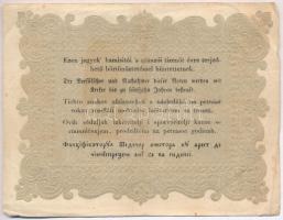 1848. 10Ft "Kossuth Bankó" T:III,III-
Adamo G111