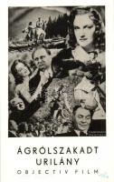 1944 Ágrólszakadt úrilány című film vetítése a Budai Apolló moziban, reklámlap