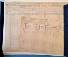 1965 Magyarország áttekintő úttérképe. 1:300.000. I. Forgalmi terhelési térkép. II. Tonnaterhelési t...