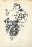 Havas Eszter szignós tus 19x28 cm