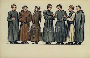 1938 Márton László grafika 18x12 cm