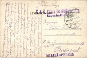 Szombathely, Horváth Boldizsár szobor + K.u.K. stabile Krankenhaltestation (EK)