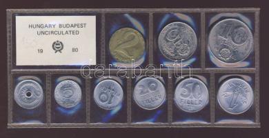 1980. 2f-10Ft 9klf db, szettben T:1