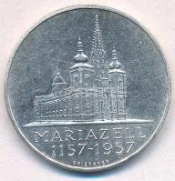 Ausztria 1957. 25Sch Ag "800 éves a Mariazelli kegytemplom" T:1-,2 Austria 1957. 25 Schilling Ag "8th Centennial - Mariazell Basilica" C:AU,XF Krause KM#2883