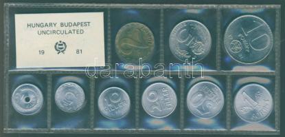 1981. 2f-10Ft 9klf db, szettben T:1