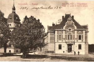 Brassó, Kronstadt, Brasov; Magyar királyi posta és távirda hivatal / post and telegraph office