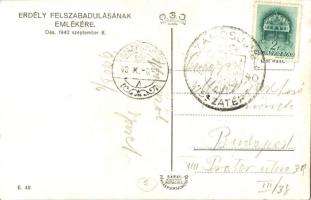 1940 Dés, Dej; bevonulás / entry of the Hungarian troops "1940 Szamosújvár visszatért" So....