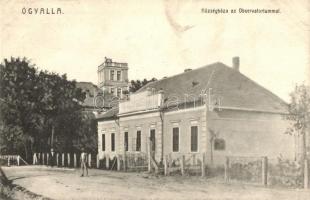 Ógyalla, Stara Dala, Hurbanovo; Községháza az obszervatóriummal, E. D. K. 247. / town hall with the observatory (ragasztónyomok / glue marks)