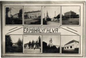 Érmihályfalva, Valea Lui Mihai; Gazdaotthon, Bujanovics kastély, népáruház, Nemzeti szálloda / castle, shop, hotel, churches