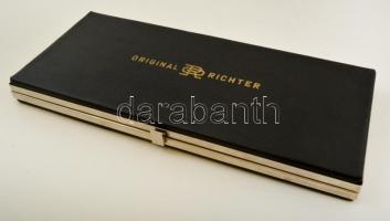 Original Richter körzőkészlet, teljes, saját dobozában, jó állapotban