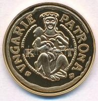 DN "Magyar aranypénzek utánveretben - Szapolyai János dénár" aranyozott Ag emlékérem tanúsítvánnyal (5,5g/0.333/25mm) T:PP