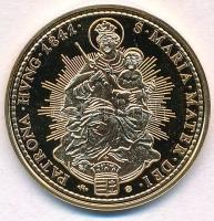 DN "Magyar aranypénzek utánveretben - V. Ferdinánd dukát" aranyozott Ag emlékérem tanúsítv...