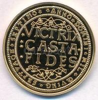 DN "Magyar aranypénzek utánveretben - Bocskai Erzsébet 10 dukát" aranyozott Ag emlékérem (...