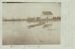 1900 Szombathely, árvíz után, photo (EB)