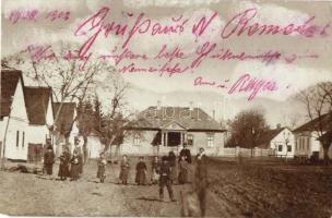 1902 Máslak, Masloc; utcakép / street view, photo (EK)