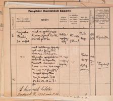 cca 1945 Rajhona László szolgálati iratai, nagyrészt háború előttiek. Számos érdekes Légügyi Hivatal...