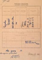cca 1945 Rajhona László szolgálati iratai, nagyrészt háború előttiek. Számos érdekes Légügyi Hivatal...