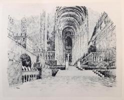 Pogány Móric: Dreams of an Architect. Max Reinhardt előszavával. Leipsic-Berlin-Vienna, (1926), Fred...