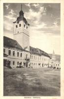 Gölnicbánya, Gelnica, Göllnitz; Fő tér, Josef Vojtek kiadása / main square, Lichtig 451. (EK)