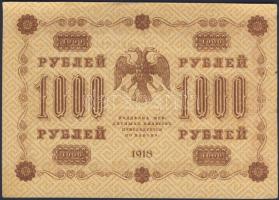 Oroszország 1918. 1000R T:II+ Kis sarokhajlás