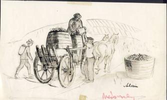 Alwin szignós rajz filc 17x28 cm