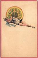 Lady, Kilophot art postcard Serie 34-6.