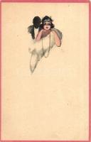 Lady, Kilophot art postcard Serie 33-2. (EK)