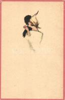 Lady, Kilophot art postcard Serie 33-4. (Rb)