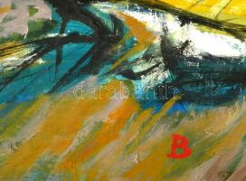 Bodóczky István (1943-): Erdőszélen. Olaj, vászon, jelzett, 70×60 cm