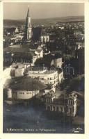 Kolozsvár, Cluj; látkép a Fellegvárról / panorama, 1940 Kolozsvár visszatért So. Stpl