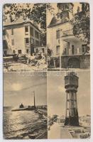 Siófok - 6 db modern fekete-fehér képeslap / 6 modern black and white postcards
